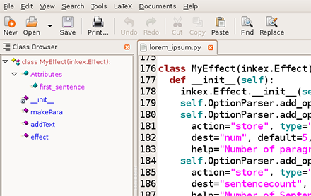 gedit Screenshot